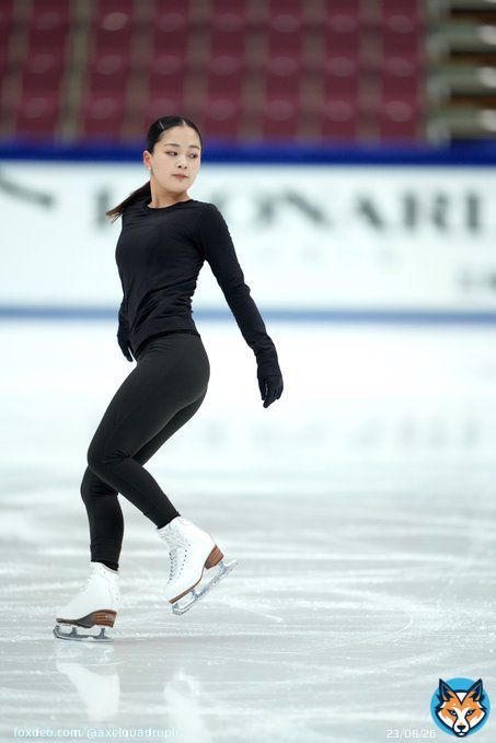 〈 #全日本選手権 〉  前日公式練習 #渡辺倫果 選手  Photo by Joe Kobashi  #figureskate #RinkaWatanabe