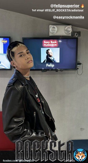 look at you mah big rocksta   ROCKSTA OUT NOW @felipsuperior #FELIP #FELIP_ROCKSTA #FELIP_ROCKSTAradiotour