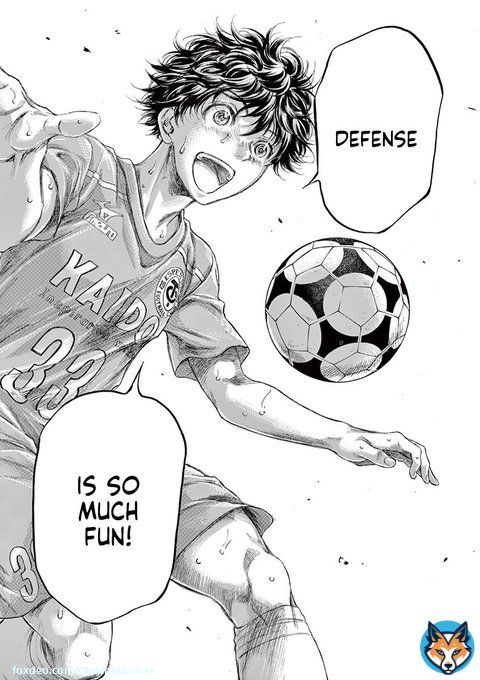 Ashito finally understands that Defense is so much fun #aoashi #アオアシ