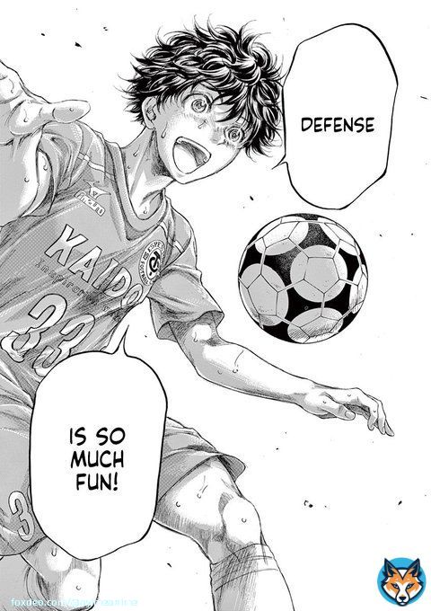 Ashito finally understands that Defense is so much fun #aoashi #アオアシ