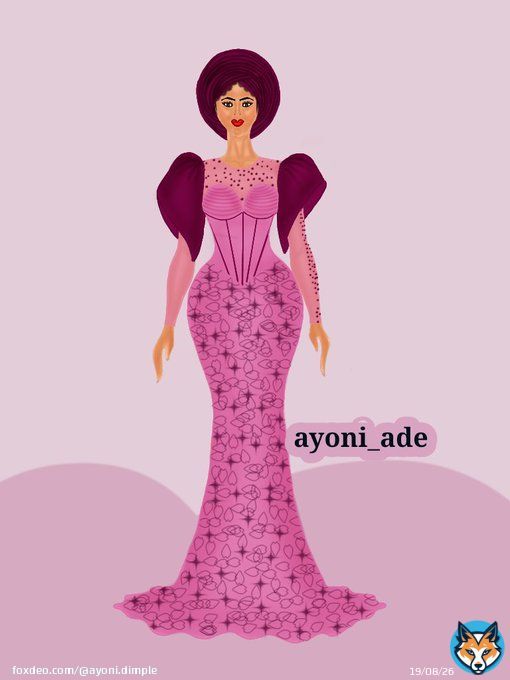 Bringing another beautiful owambe design to your screen  #fashionstyle #FashionWeek #Fashionista #fashiondesigner #fashionillustrator #fashionbrand