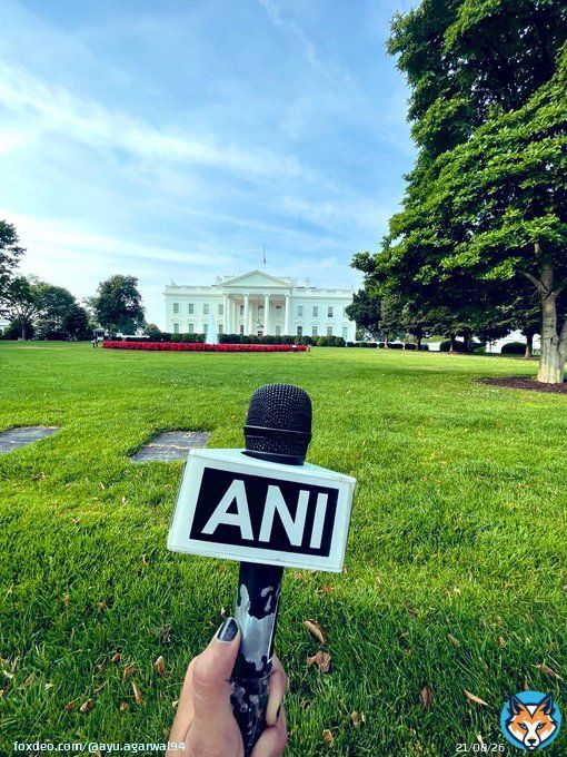 Hello from the @WhiteHouse!   In two days from now, US will be hosting Indian Prime Minister @narendramodi on his first state visit. Reporting @ANI from Washington D.C.