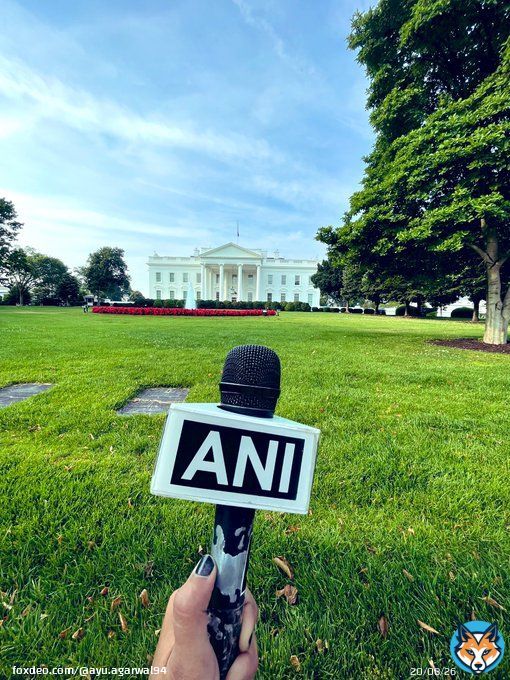 Hello from the @WhiteHouse!   In two days from now, US will be hosting Indian Prime Minister @narendramodi on his first state visit. Reporting @ANI from Washington D.C.