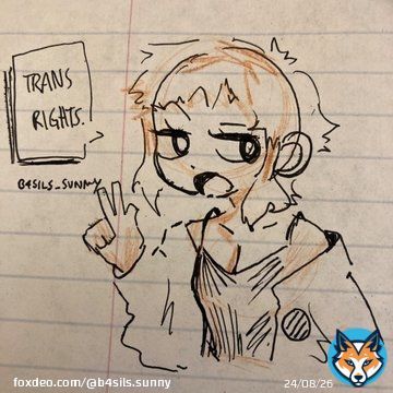 omg did u all see the leaked storyboard img where ramona flowers looked straight into the camera and yelled “IM TRANS”? good for her! good for her…