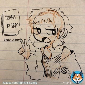 omg did u all see the leaked storyboard img where ramona flowers looked straight into the camera and yelled “IM TRANS”? good for her! good for her…