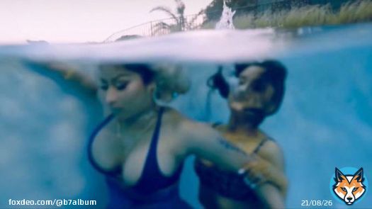 Me and my friend hiding in the fountain so we can see Beyonc&eacute;&rsquo;s performance
