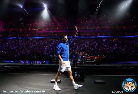 Greatness personified. One of a kind. Iconic.  Happy retirement, you absolute legend @rogerfederer!