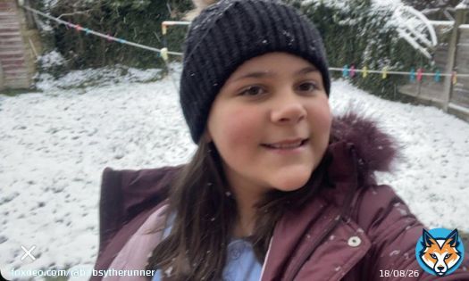 My snowy beauty  #mygirl check out the washing line #optimistic