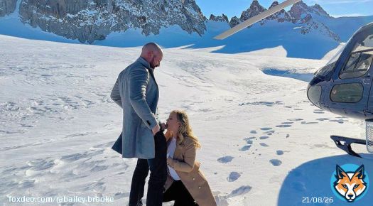 The only people to have ever filmed a porno at the top of Trient Glacier, Switzerland.