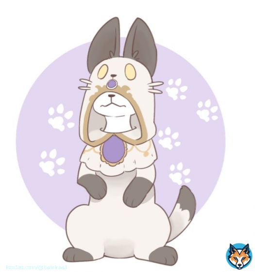 #ELDENRING  #EldenRingFanart #エルデンリング  Godskin Apostle (serval cat)