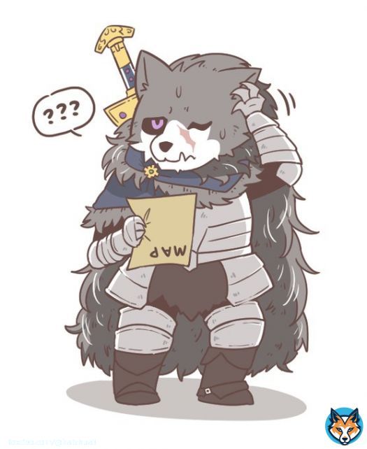 #ELDENRING  #EldenRingFanart #エルデンリング  Blaidd the half wolf. Got lost 迷路的布萊澤