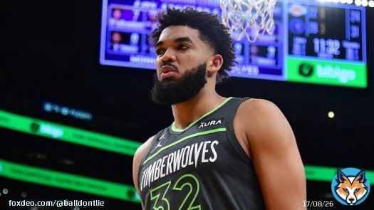 Karl Anthony Towns didn't score a single point in the 4th quarter or overtime in the T-Wolves loss to the Lakers