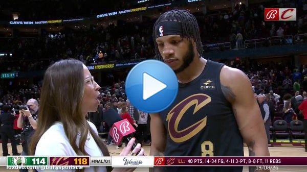 'We some Dawgs.'  Lamar Stevens after the @cavs improve to 7-0 in overtimes and a 118-114 comeback win over the Celtics. #LetEmKnow