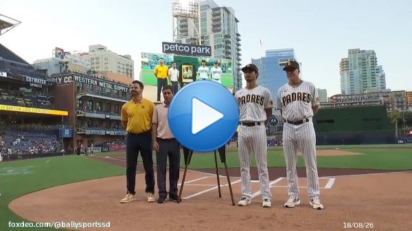 The @Padres are in Seattle to take on the Mariners tonight at 6p! Yu Darvish takes the bump for the Friars, so let's take the time to celebrate his 3000th professional strikeout celebration with this clip from #PadresPOV!  @faridyu | #TimeToShine
