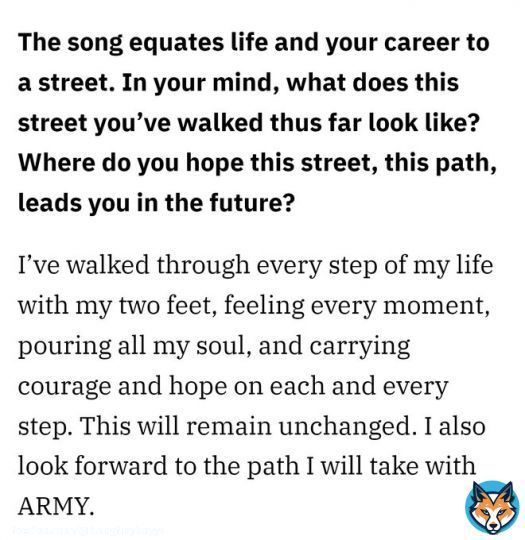 'I also look forward to the path i will take with army' oh hobi