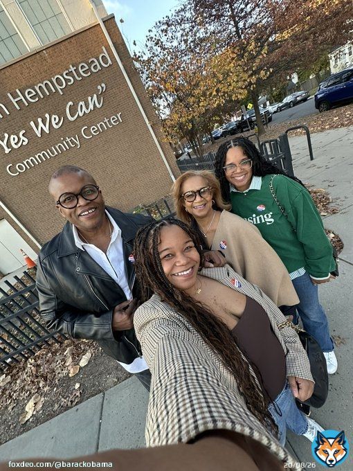 Yes, I do &mdash; Yes we can. Thanks everybody for taking the time to vote.Quotebri@bribrisimps&middot;Nov 6Replying to @BarackObamamy whole family (minus my brother&mdash; who mailed his absentee ballot from college!) early voted a few weeks ago. I think you&rsquo;ll like the name of our polling center!!