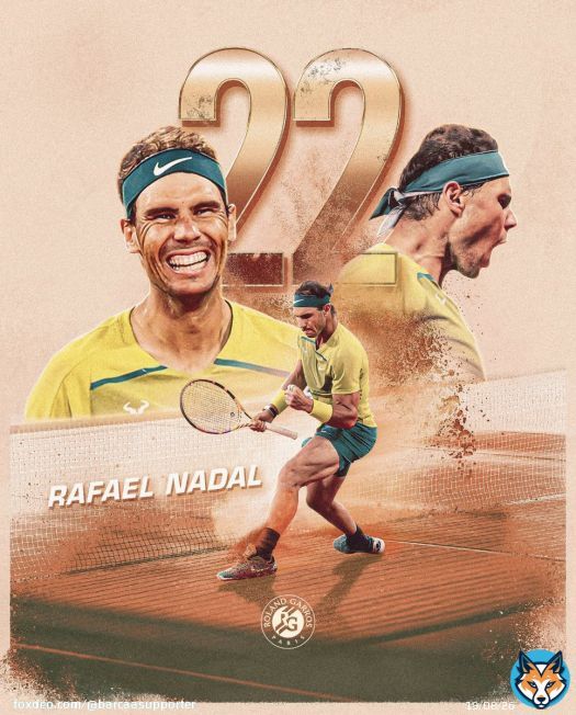 Again and again! #RolandGarros   #نادال