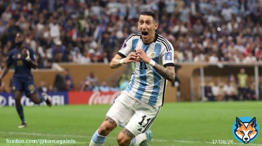 God don&rsquo;t make player like { Di Maria } anymore .   U just can&rsquo;t hate him .  #Messi #MerryChristmas