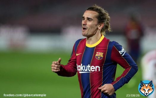 Once a Blaugrana, always a Blaugrana, thank you Grizou . #RealMadridAtleti #Griezmann