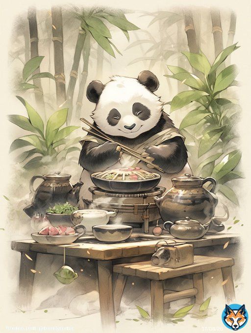 Can panda babies handle a spicy bamboo hotpot? #Chengdu