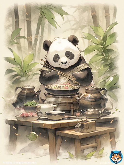 Can panda babies handle a spicy bamboo hotpot? #Chengdu