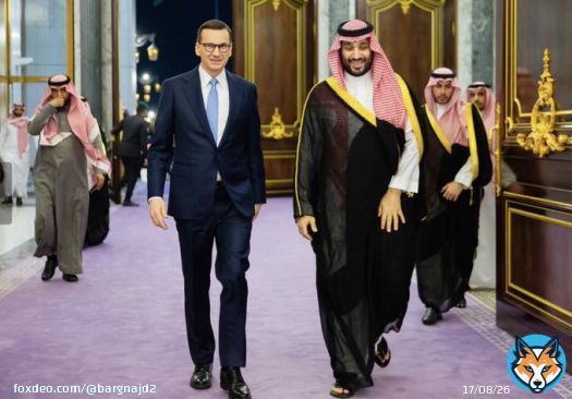 #السعودية #بولندا    مهندس الشرق الاوسط و مهندس السلام العالمي سمو سيدي #ولي_العهد #الأمير_محمد_بن_سلمان يستقبل رئيس وزراء بولندا    السلام يأتي من أرض السلام  #يوم_العلم