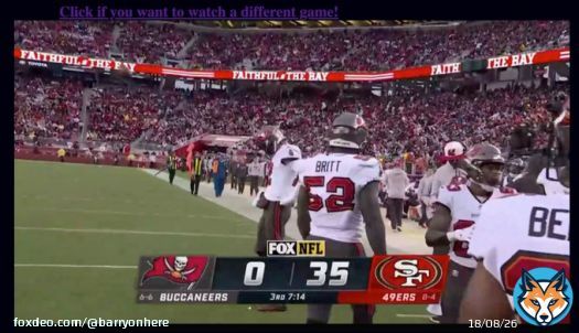 FOX switching games won't stop me from watching Brady losing.