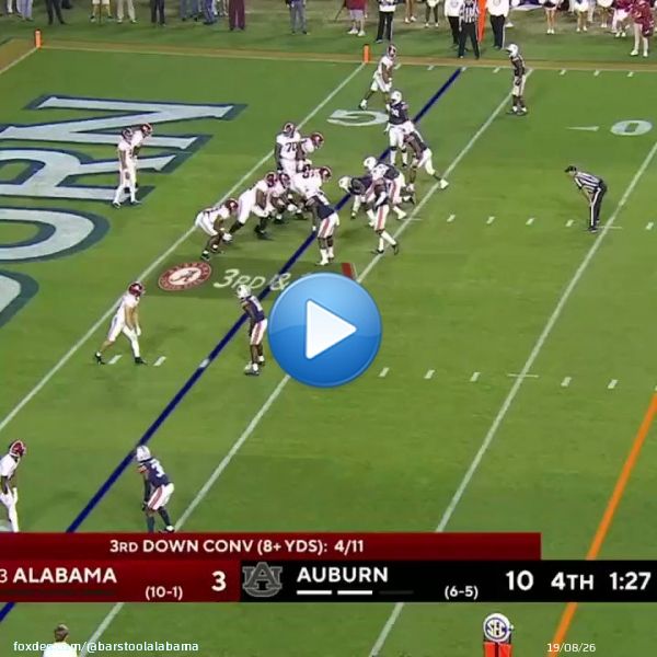 IRON BOWL. let us not forget what happened last year!