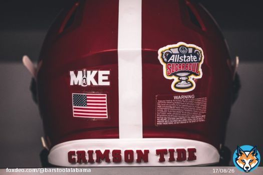 Alabama honoring Mike Leach in the Sugar Bowl today
