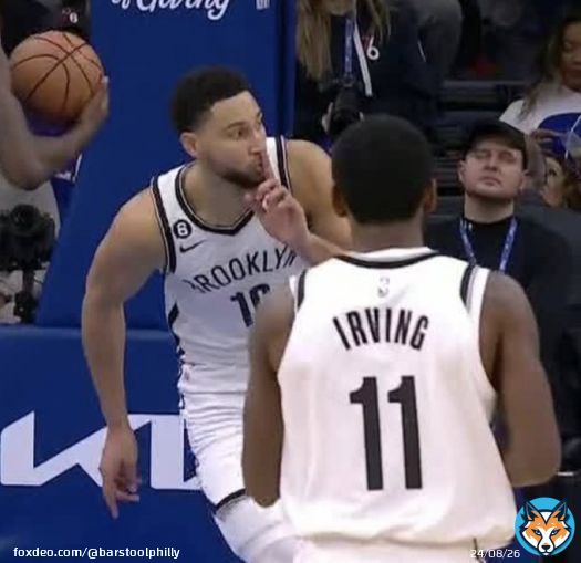 Ben Simmons once did the MJ shrug after making free throws in the first half, then lost to a Sixers team without Embiid, Harden, and Maxey.