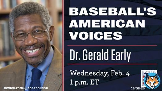 Dr. Gerald Early, author of the award-nominated book 'Play Harder: The Triumph of Black Baseball in America,' is our next guest on Baseball's American Voices. Join us live on Facebook: