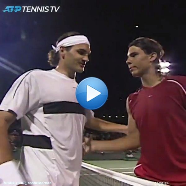 …so when they met in the Miami R3 just 10 days later - Federer having won Indian Wells -, Nadal knew what he had to do  He came for Federer's weaker side relentlessly, forcing him to hit shoulder-high defensive backhands  Result: Nadal d. Fedeerer 6-3 6-3