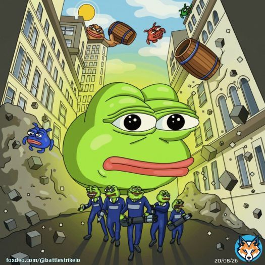 Prize pool between 50 and 100,000 dollars.   Get ready for a one-of-a-kind collaboration! #Pepe and BS are joining forces to create something truly special.