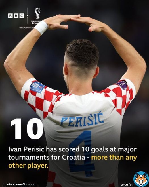 Big goal for Croatia, and a landmark one for Ivan Perisic!   #BBCFootball #BBCWorldCup