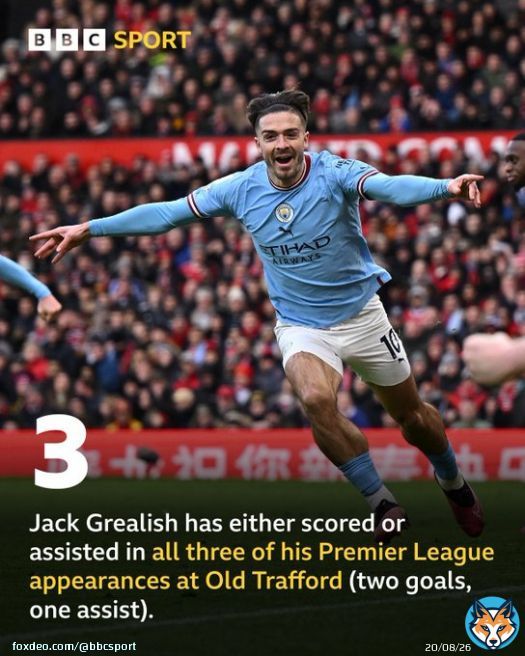 Jack Grealish loves playing at Old Trafford   #BBCFootball