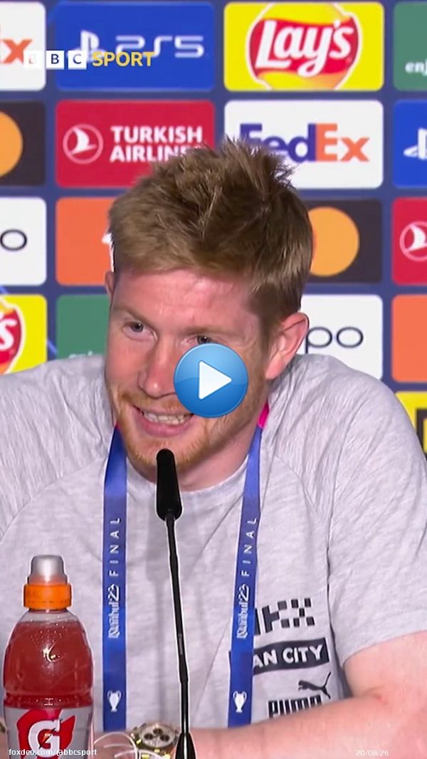 'Was it love at first sight when you met Erling Haaland?'   Kevin de Bruyne's response...