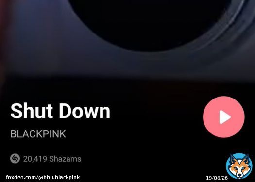 SHUT DOWN has surpassed 20.4K SHAZAMS!   BLACKPINK SHUT IT DOWN #PINKVENOM #SHUTDOWN #BORNPINK @BLACKPINK