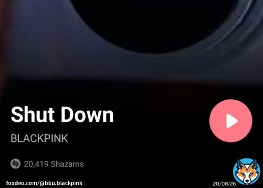 SHUT DOWN has surpassed 20.4K SHAZAMS!   BLACKPINK SHUT IT DOWN #PINKVENOM #SHUTDOWN #BORNPINK @BLACKPINK