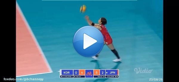 Some of her highlights earlier.  #古賀紗理那 #火の鳥NIPPON #バレーボール \ud83c\udfd0 #ネーションズリーグ #VNL2022