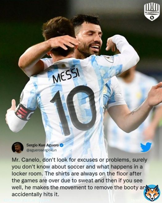 Two of Leo Messi's best friends responded Canelo Alvarez