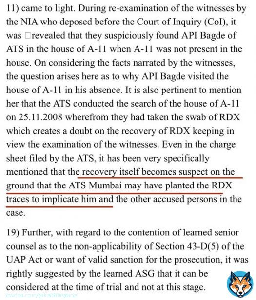 #MumbaiTerrorAttack  &bull;When real terrorists were planning attack in India, UPA Govt was using all agencies to prove 'hindu terrorism'.  &bull;NIA Chargesheet says that Mumbai ATS may have planted RDX traces at Col Purohit house.  &bull;Kasab was s to die as Samir Chaudhary with Kalava.