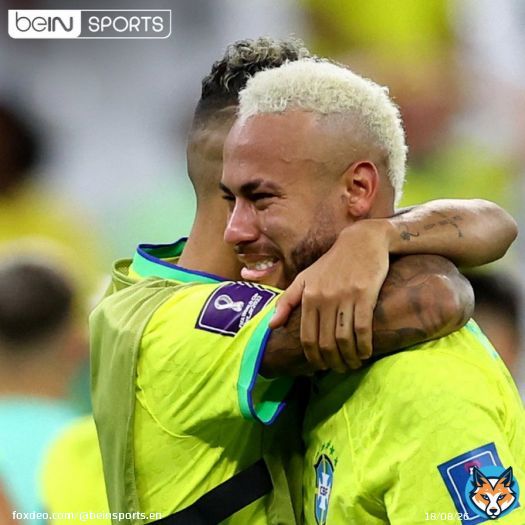 Heartbreak for Neymar and Brazil.  #FIFAWorldCup #Qatar2022 #CROBRA