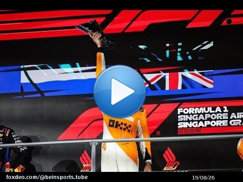 نوريس يفوز بسباق جائزة سنغافورة الكبرى