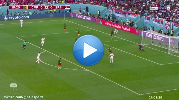 ميتروفيتش يرفض هدية من الدفاع الكاميروني   اشترك الآن       #كأس_العالم_قطر_2022 | #قطر_2022 | #الكاميرون_صربيا #Qatar2022 #WorldCup2022 | #FIFAWorldCup