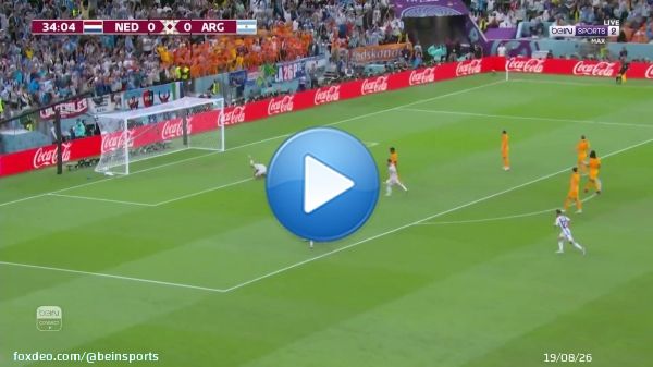 تمريرة رائعة من ميسي يترجمها مولينا في الشباك   اشترك الآن       #كأس_العالم_قطر_2022 | #قطر_2022 | #هولندا_الأرجنتين  #Qatar2022 | #FIFAWorldCup