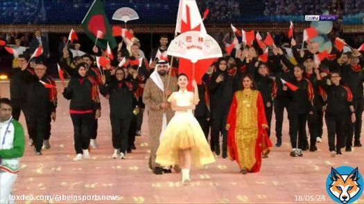 دخول الوفد البحريني المشارك في دورة الألعاب الآسيوية  #دورة_الالعاب_الاسيوية  #AsianGames