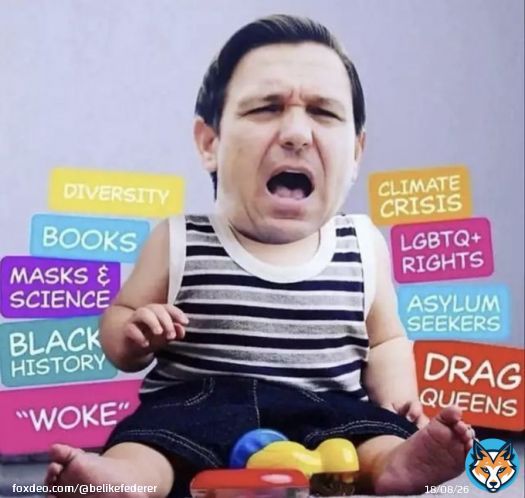 Orban DeSantis is just a copy cat of strongmen&hellip; but  meatball Ron is no strongman. His wife rules him.