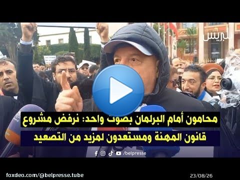 محامون أمام البرلمان بصوت واحد: نرفض مشروع قانون المهنة ومستعدون لمزيد من التصعيد