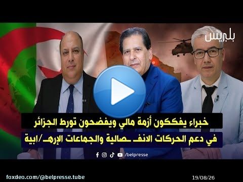 خبراء يفككون أزمة مالي ويفضحون تورط الجزائر في دعم الحركات الانفـ ـصالية والجماعات الإرهـ/ابية