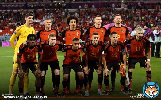 The #WorldCup squad.  #BELCAN #DEVILTIME
